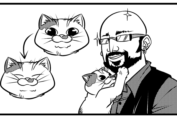 猫に向かって独り言