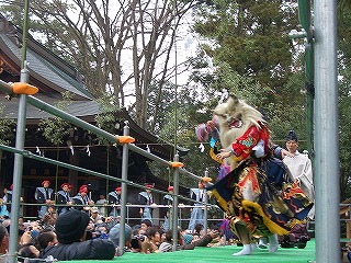 昨年の節分祭の様子