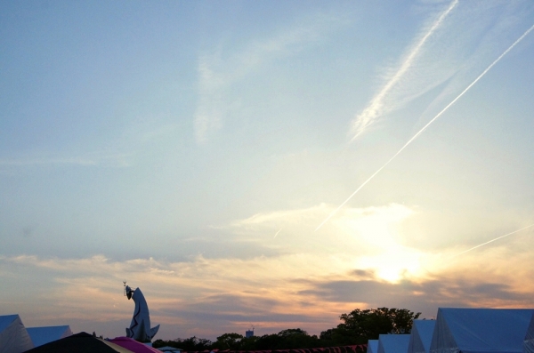 最後の夕焼け空