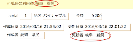 作成者更新者3更新後