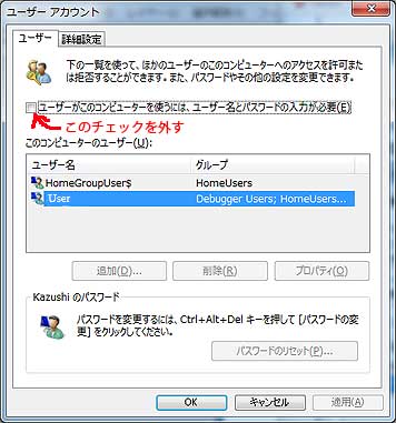 Windowsログイン