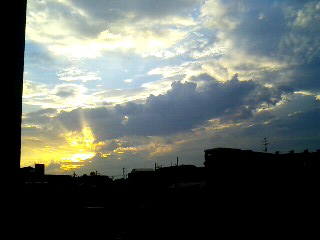 自宅からの空模様♪