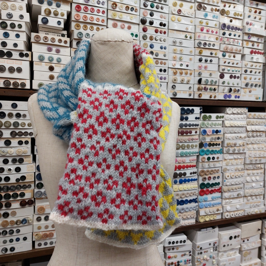 編物教室生徒さんの作品です。＃編物教室＃素敵にハンドメイド11月号