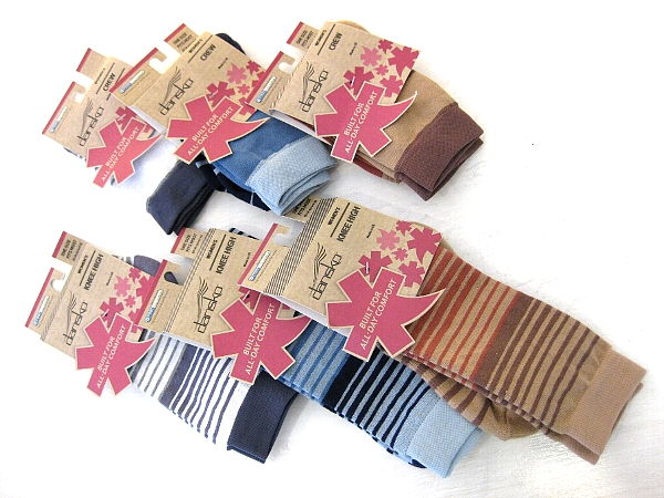 ダンスコ ソックス Dansko Awning Stripe Crew/Knee High