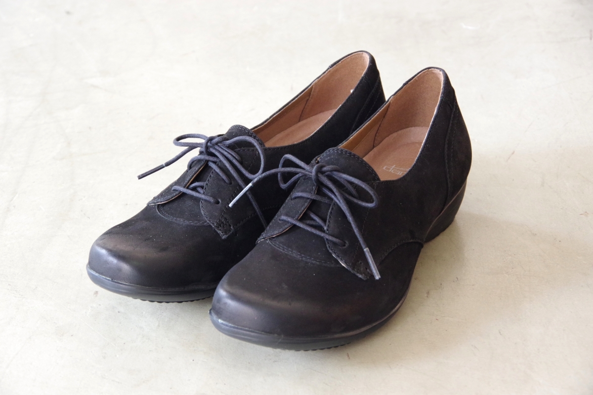 Fallon Black Burnished Nubuck