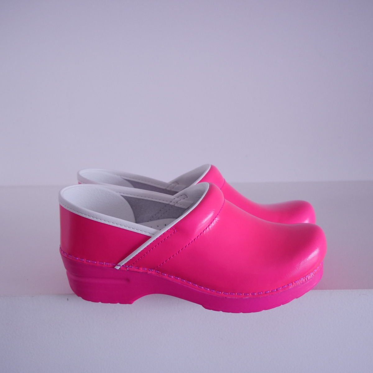 Professional Pink Neon Leather