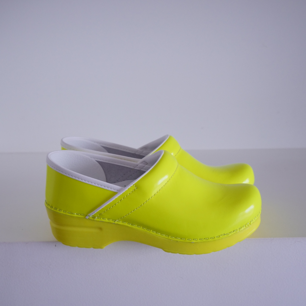 Professional Yellow Neon Leather