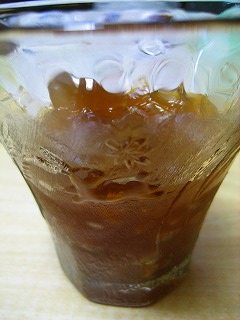グラスに