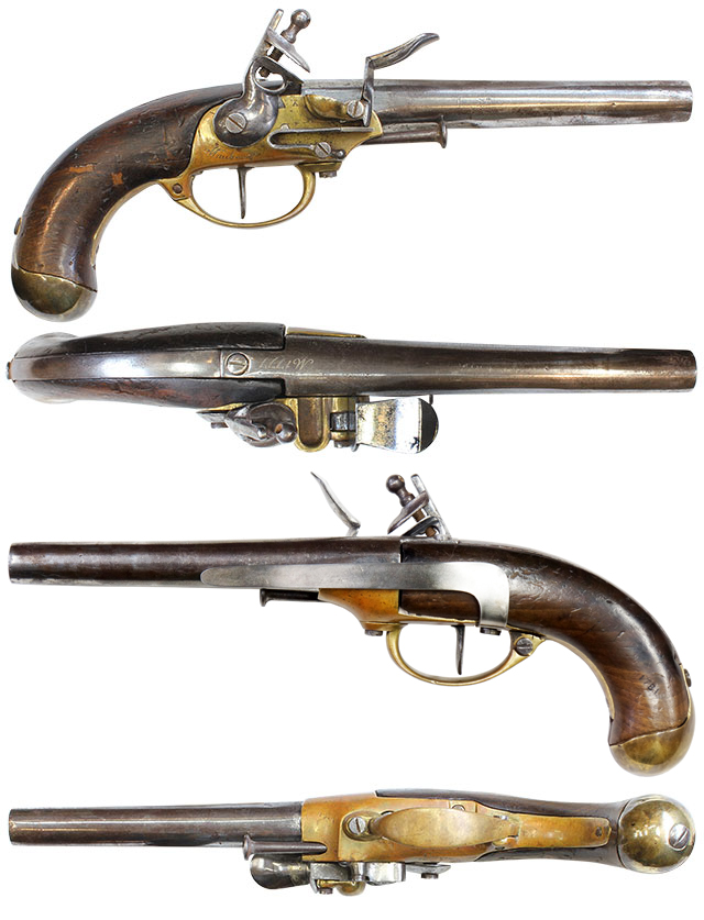 フレンチ M1777 キャバルリー フリントロック ピストル