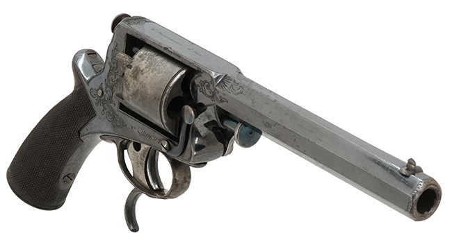 トランター ダブル・トリガー 管打式拳銃 3rd モデル (木箱付 トランター ダブル・トリガー 管打式拳銃 3rd モデル (木箱付