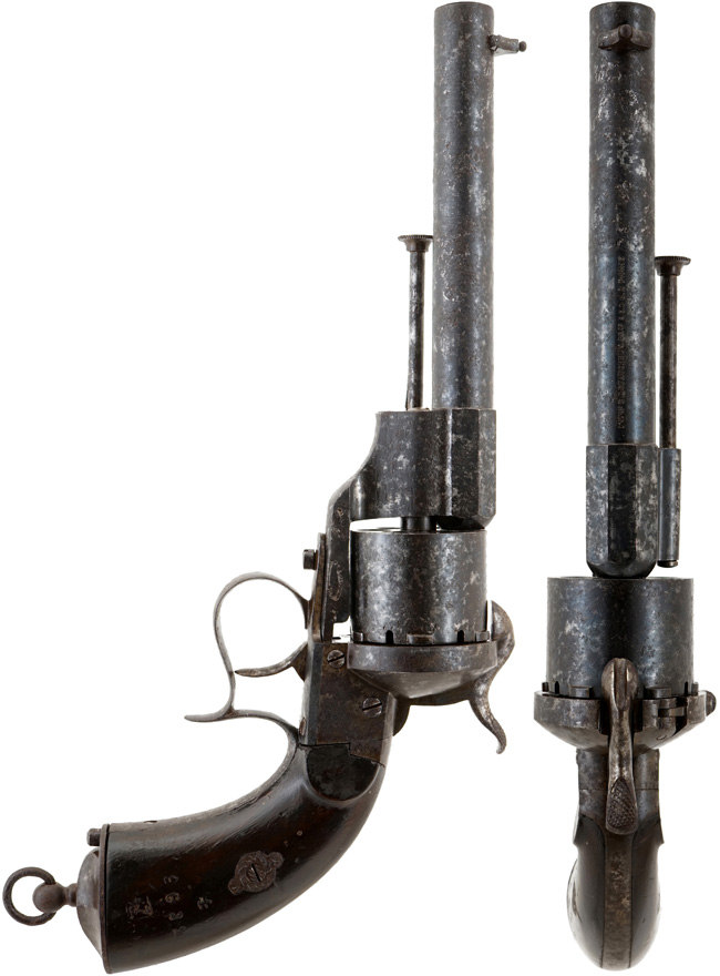 フランス軍用 ルフォーショー M1854 6連発 官給品 リボルバー (アユチ