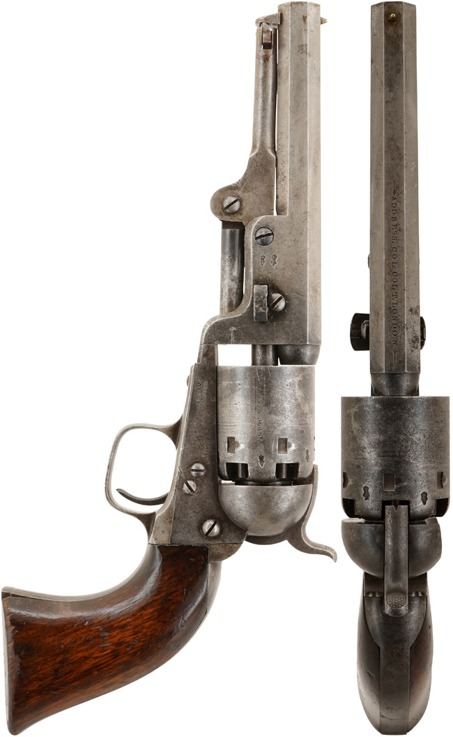 コルト M1851 ネービー リボルバー 5 1/2” 銃身モデル (登録証付