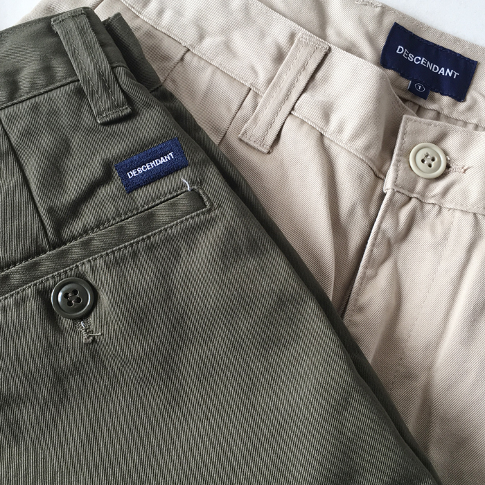 DESCENDANT/DC-3 TWILL TROUSERS