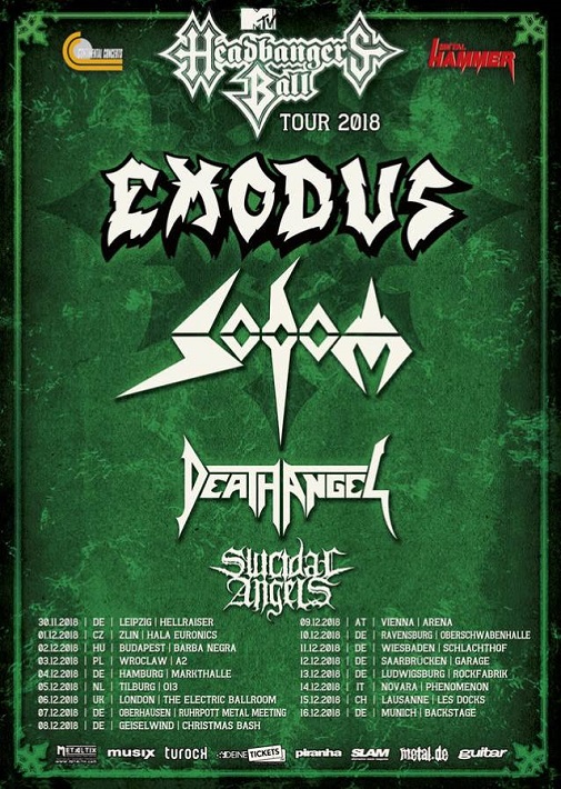 MTV Headbangers Ball Tour 2018
