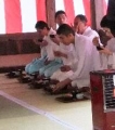 神官さんのお食事