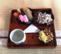 席の前には・・・