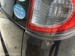 乗車前の傷2