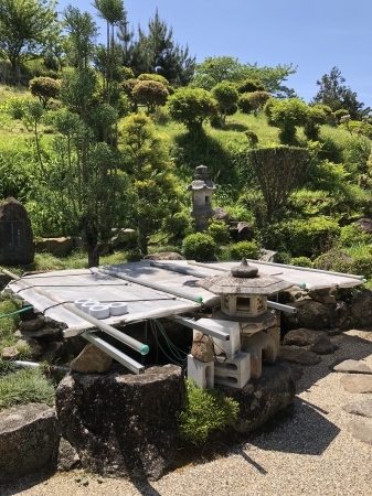 お客様の池