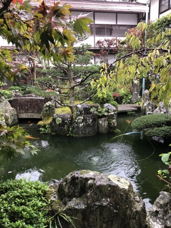 お客様の池