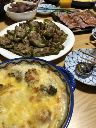 夕食