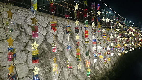 ペットボトルの展示