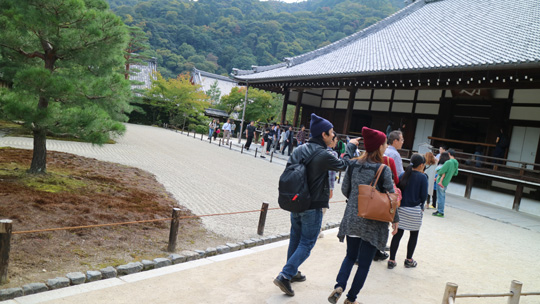 曹源池庭園へ