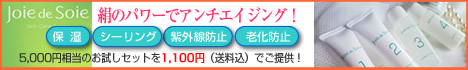 絹の化粧品お試し