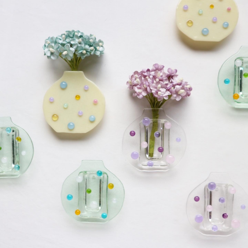 ガラス壁掛け一輪挿し | CREAR blog