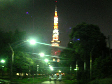 芝公園から東京タワー