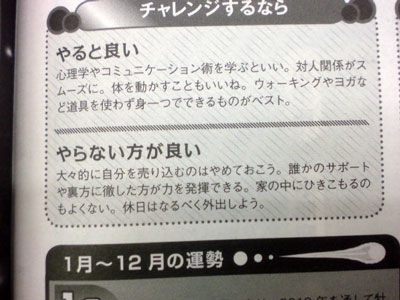 TVブロス 占い