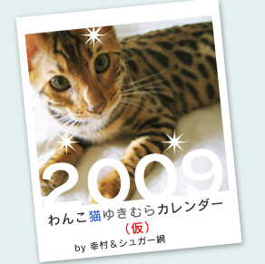 わんこ猫ゆきむらぶろぐ / 2009年度ゆきむらカレンダー
