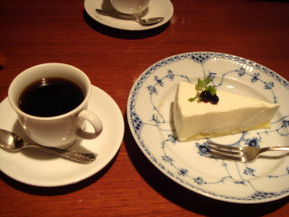 チ−ズケーキセット