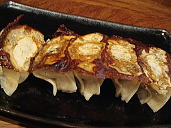 ランチセットの餃子