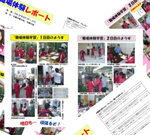 職場体験(体験レポート)
