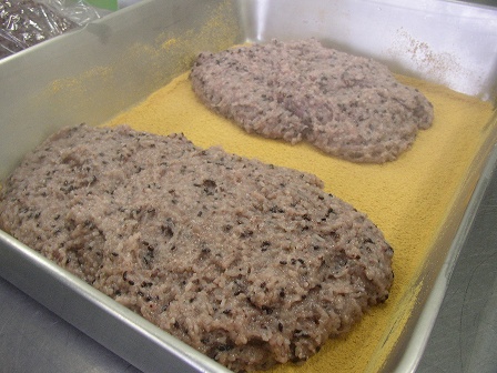 もち取り粉には国産大豆のきなこ