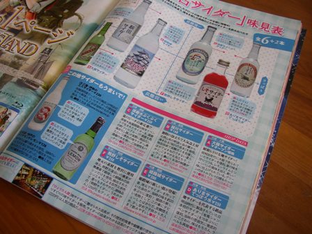 サイダー味見表2