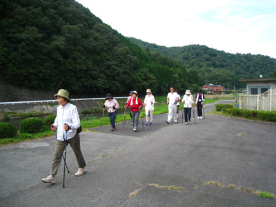平成26年8月30日(土)三次市川西コミュニティセンターにて「夕涼みウォーキング」