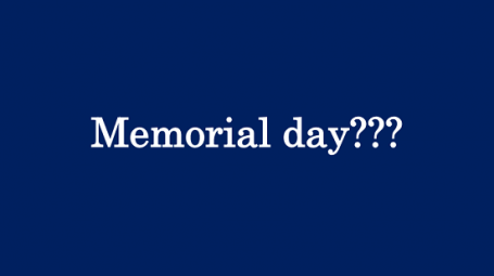 memorial day