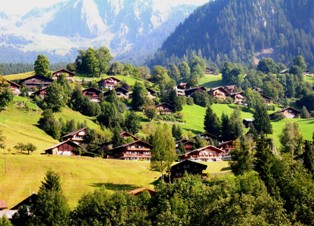 スイスの民家