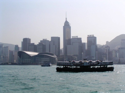 香港スターフェリーから