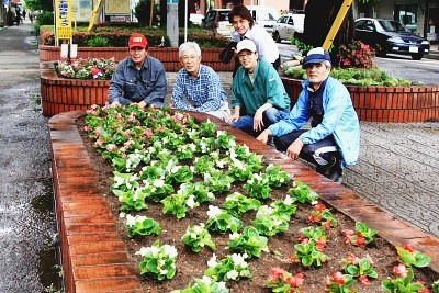 花壇の植替えに参加した人