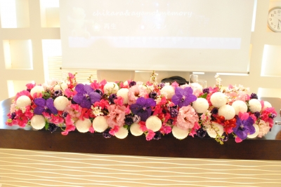 週末の結婚式 花のなかしまブログ