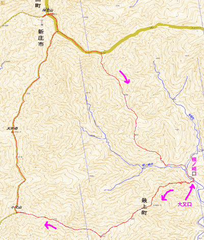 小又山から神室中走路ログ