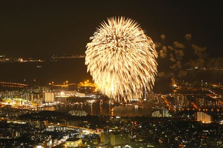 立花山山頂から花火大会鑑賞 | 福岡の山に登ってます！
