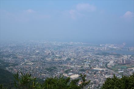立花山山頂からの景色