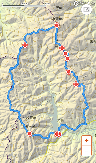 犬鳴山系周回(犬鳴~西山時計回り) | 福岡の山に登ってます! 犬鳴山系周回(犬鳴~西山時計回り) | 福岡の山に登ってます!