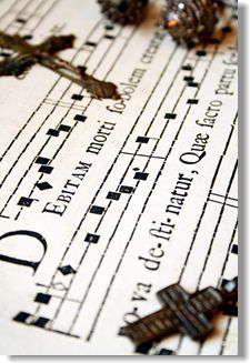 グレゴリオ聖歌』の楽譜。 | ENSEMBLE Blog