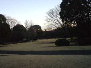 北の丸公園2010年元旦