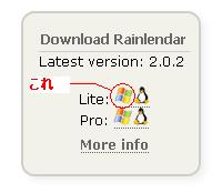 Rainlendar2 ダウンロード