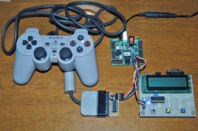 PS2コントローラのテスト